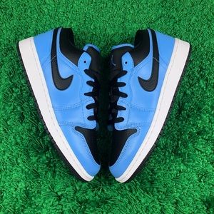 Air Jordan 1 Low GS University Blue Black Women’s size 8.5 NEW 553560-403